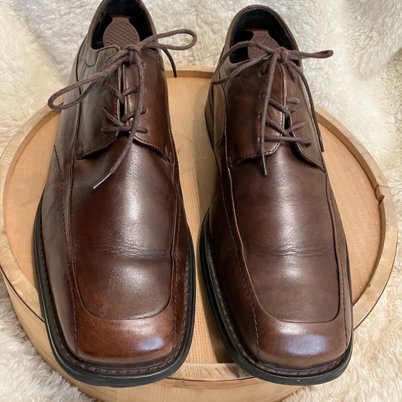 EUC Florsheim Cornell Leather Brown Oxfords Derby Dress Shoes Size 12 main image 8